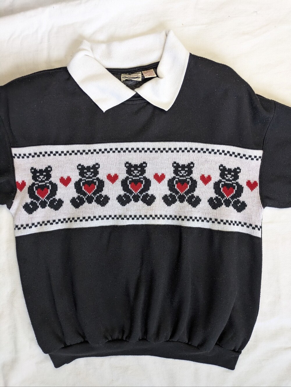 Womens Teddy Bear Heart Sweater M/L - Picture 7 of 7